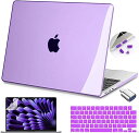 マックブック エアー 15 インチ 2023 A2941 M2 チップ ケース カバー グロッシーパープル Apple アップル MacBook Air ハード...