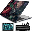 マックブック エアー 15 インチ 2023 A2941 M2 チップ ケース カバー ヴィンテージフラワー Apple アップル MacBook Air ハー...