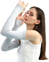 即納 冷感 アームカバー 熱中症対策 UVカット ひんやり クール 冷却 グレー 2枚セット 吸汗速乾 アウトドア 運動 日焼け対策 暑さ対策 紫外線カット 送...