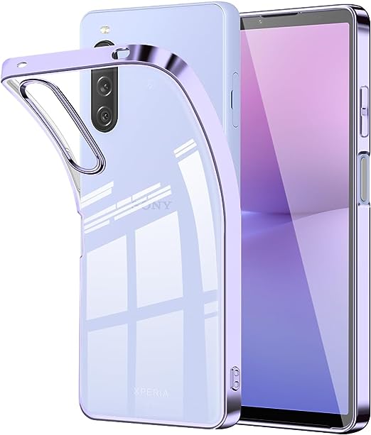 Rakuten - 即納 ソニー エクスペリア スマホケース パープル SONY Xperia 10 V SO-52D/SOG11 2023 耐衝撃 カバー 送料無料