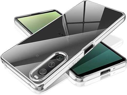 Rakuten - 即納 ソニー エクスペリア スマホケース クリア シルバー SONY Xperia 10 V SO-52D/SOG11 2023 耐衝撃 カバー 送料無料