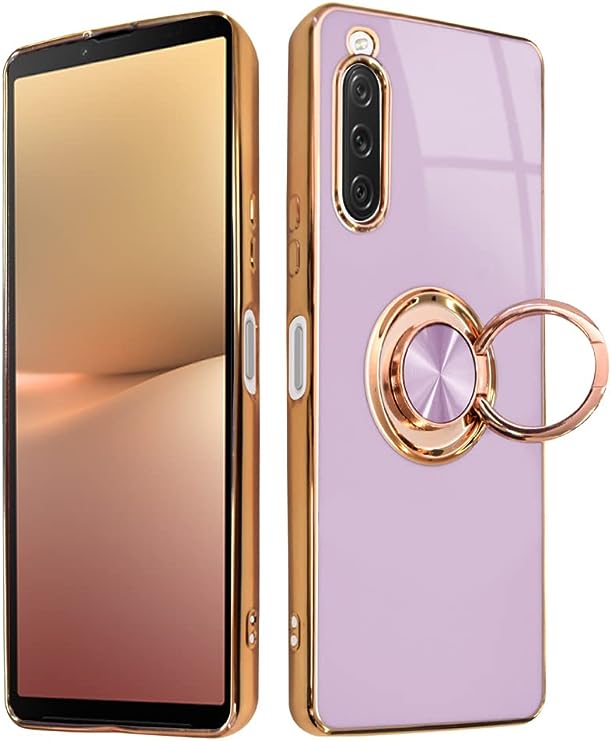 即納 ソニー エクスペリア スマホケース ラベンダー SONY Xperia 10 V SO-52D/SOG1...