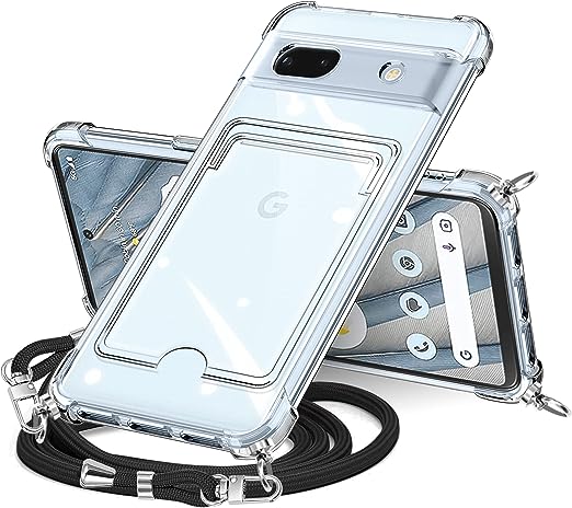 Rakuten - 即納 Google Pixel 7a スマホケース 透明 ショルダー クリア 斜めがけ ストラップ付き 2カード収納 カメラレンズ保護 TPU エアクッション 紛失防止 黄変防止 落下防止 グーグル ピクセル 2023 耐衝撃 軽量 カバー 送料無料