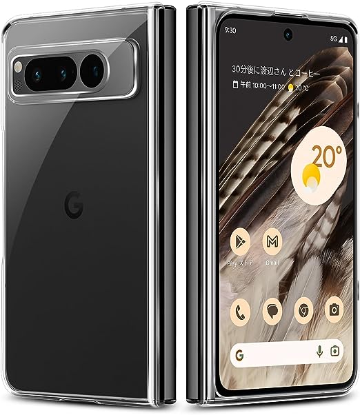 即納 Google Pixel Fold スマホケース クリア 透明 米軍MIL規格 ミリタリーグレード カメラレンズ保護 極薄 衝撃吸収 全面保護 PC素材 擦り傷防止 指紋防止 落下防止 ワイヤレス充電 対応 グーグル ピクセル 2023 耐衝撃 軽量 カバー 送料無料
