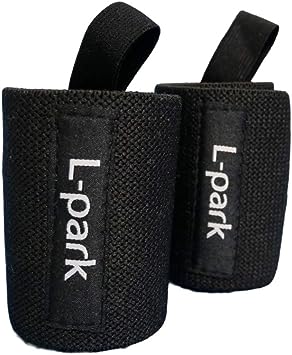 即納 リストラップ 筋トレ 補助 手首固定 ジム ブラック 筋トレグッズ エイトトレーニング 手首サポーター 握力補助 グローブ トレニンーグ用 ケガ予防 ユニ...