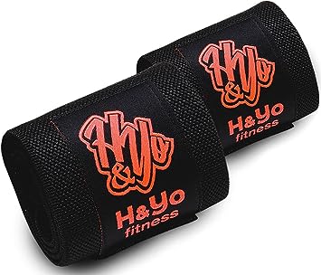 即納 リストラップ 筋トレ 補助 手首固定 ジム ブラック/オレンジ 筋トレグッズ エイトトレーニング 手首サポーター 握力補助 グローブ トレニンーグ用 ケガ...