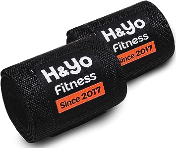 即納 リストラップ 筋トレ 補助 手首固定 ジム ブラック/オレンジ 筋トレグッズ エイトトレーニング 手首サポーター 握力補助 グローブ トレニンーグ用 ケガ...