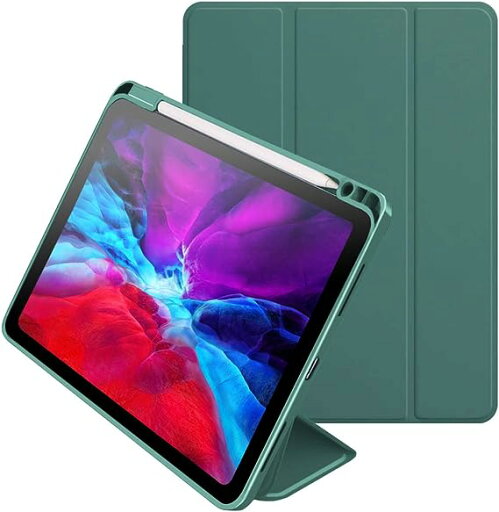 即納 iPad Pro 12.9インチ 第6/5/4 世代 対応 タブレット 手帳型 ケース ダークグリーン Pencil2 ホルダー ワイヤレス充電 対応 マグネット式 TPU PUレザー オートウェイクアップ スリープ機能 スタンド機能 アイパッド プロ 耐衝撃 軽量 カバー 2023 送料無料 即納 iPad Pro 12.9インチ 第6/5/4 世代 対応 タブレット 手帳型 ケース ダークグリーン Pencil2 ホルダー ワイヤレス充電 対応 マグネット式 TPU PUレザー オートウェイクアップ スリープ機能 スタンド機能 アイパッド プロ 耐衝撃 軽量 カバー 2023 送料無料