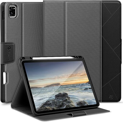 即納 iPad Pro 12.9インチ 第6/5/4 世代 対応 タブレット 手帳型 ケース ブラック カードポケット ペンホルダー マグネット式 TPU PUレザー オートウェイクアップ スリープ機能 スタンド機能 アイパッド プロ 耐衝撃 軽量 カバー 2023 送料無料 即納 iPad Pro 12.9インチ 第6/5/4 世代 対応 タブレット 手帳型 ケース ブラック カードポケット ペンホルダー マグネット式 TPU PUレザー オートウェイクアップ スリープ機能 スタンド機能 アイパッド プロ 耐衝撃 軽量 カバー 2023 送料無料