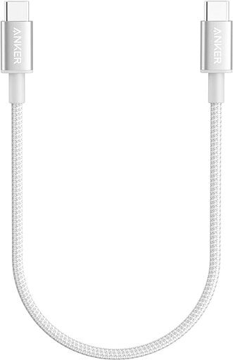 即納 iPhone15 充電ケーブル タイプC USB-C & USB-C ケーブル 30cm / 1本 シルバー 急速充電 データ転送 iPhone / MacBook / iPad /Google Pixel / Galaxy 対応 即納 iPhone15 充電ケーブル タイプC USB-C & USB-C ケーブル 30cm / 1本 シルバー 急速充電 データ転送 iPhone / MacBook / iPad /Google Pixel / Galaxy 対応