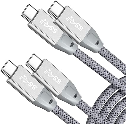 即納 iPhone15 充電ケーブル タイプC USB-C & USB-C ケーブル 全6種 / 2本 シルバー 急速充電 データ転送 iPhone / MacBook / iPad /Google Pixel / Galaxy 対応 即納 iPhone15 充電ケーブル タイプC USB-C & USB-C ケーブル 全6種 / 2本 シルバー 急速充電 データ転送 iPhone / MacBook / iPad /Google Pixel / Galaxy 対応
