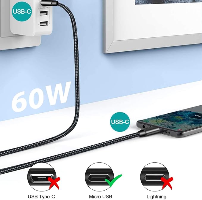 iPhone15 充電ケーブル タイプC USB-C & USB-C ケーブル 1.8m /2本 ブラック 急速充電 データ転送 iPhone / MacBook / iPad /Google Pixel / Galaxy 対応