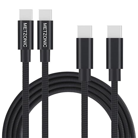 iPhone15 充電ケーブル タイプC USB-C & USB-C ケーブル 2m /2本 ブラック 急速充電 データ転送 iPhone / MacBook / iPad /Google Pixel / Galaxy 対応