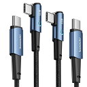 iPhone15 充電ケーブル タイプC USB-C & USB-C ケーブル 2m /2本 ブルー/ブラック 急速充電 データ転送 iPhone / MacB...