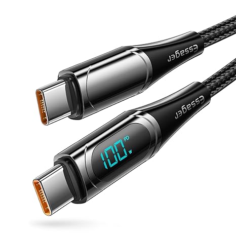 iPhone15 充電ケーブル タイプC USB-C & USB-C ケーブル 全2種 / 1本 ブラック 急速充電 データ転送 iPhone / MacBook / iPad /Google Pixel / Galaxy 対応