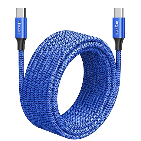 iPhone15 充電ケーブル タイプC USB-C & USB-C ケーブル 全2種 /1本 ブルー 急速充電 データ転送 iPhone / MacBook / iPad /Google Pixel / Galaxy 対応 iPhone15 充電ケーブル タイプC USB-C & USB-C ケーブル 全2種 /1本 ブルー 急速充電 データ転送 iPhone / MacBook / iPad /Google Pixel / Galaxy 対応