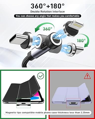 iPhone15 充電ケーブル タイプC USB-C & USB-C ケーブル 全3種 / 4本 ブラック 急速充電 データ転送 iPhone / MacBook / iPad /Google Pixel / Galaxy 対応