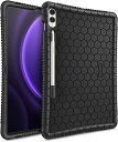 Galaxy ギャラクシー Tab S9 FE 10.9インチ / S9 FE+ 12.4インチ ケース 背面ケース ブラック S ペンホルダー付き シリコン ...