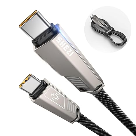 iPhone15 充電ケーブル タイプC USB-C & USB-C ケーブル 1.8m /1本 ブラック/グレー 急速充電 データ転送 iPhone / MacBook / iPad /Google Pixel / Galaxy 対応