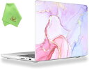 マックブック プロ MacBook Pro 14/16 インチ 2023 ケース ピンクマーブル マイクロファイバークロス 通気口 高品質 PC素材 擦り傷防止...