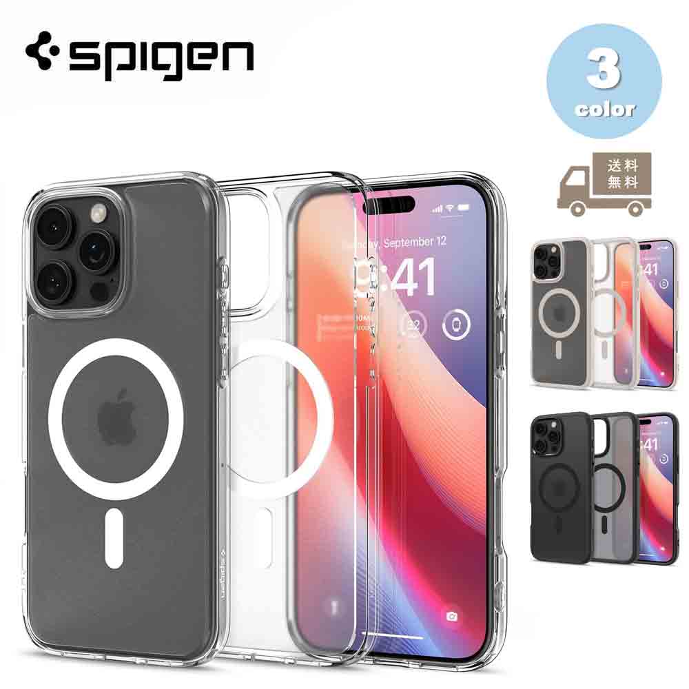 樂天商城 - 即納 Spigen シュピゲン ウルトラハイブリッド マグフィット フロスト 全3色 iPhone 16Pro/16ProMax/15Pro/15ProMax/14Pro/14ProMax ケース カバー MagSafe マグネット搭載
