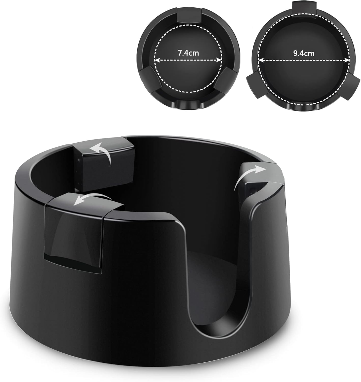 即納 カップホルダー デスクカップホルダー ブラック マグカップ グラス カップ ホルダー デスク オフィス smart-park-10030680 SMART PARK 楽天市場店 サンプル画像2
