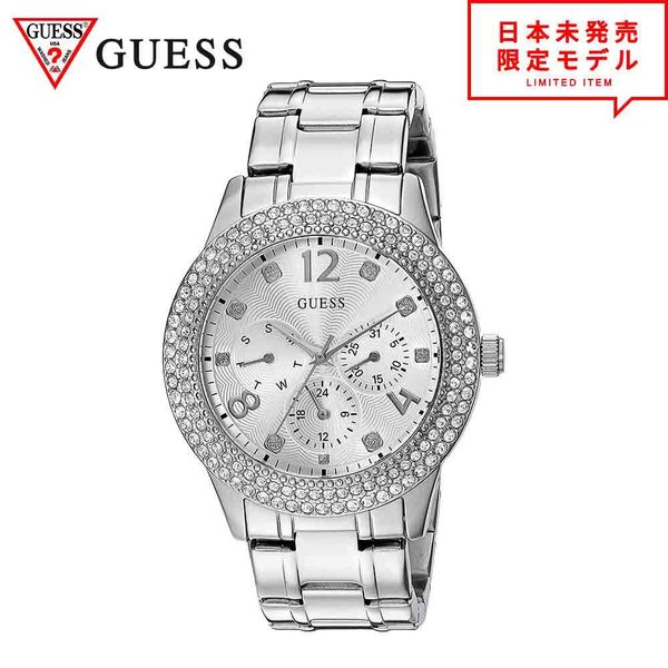 GUESS ゲス レディース 腕時計 リストウォッチ W1097L1/シルバー 海外限定 時計 日本未発売 当店1年保証 最安値挑戦中
