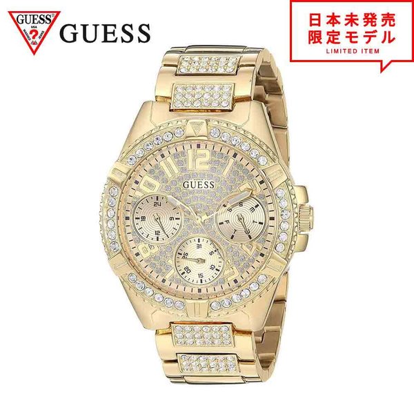F, H, W - GUESS ゲス レディース 腕時計 リストウォッチ U1156L2/ゴールド 海外限定 時計 日本未発売 当店1年保証