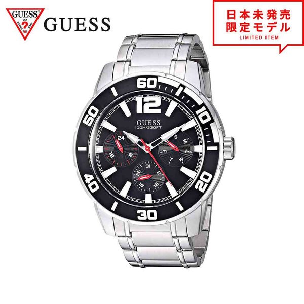 GUESS ゲス メンズ 腕時計 リストウォッチ U1249G1/ブラック 海外限定 時計 日本未発売 当店1年保証