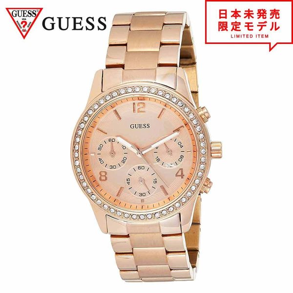 GUESS ゲス 最安値 レディース 腕時計 リストウォッチ W0122L3 ピンク 海外限定 時計 日本未発売 当店1年保証