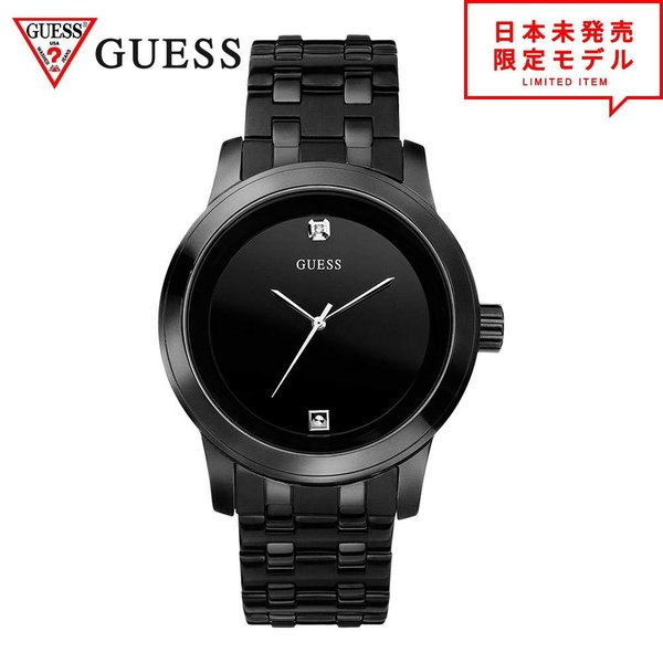 GUESS ゲス メンズ 腕時計 リストウォッチ U12604G1 ブラック 海外限定 時計 日本未発売 当店1年保証