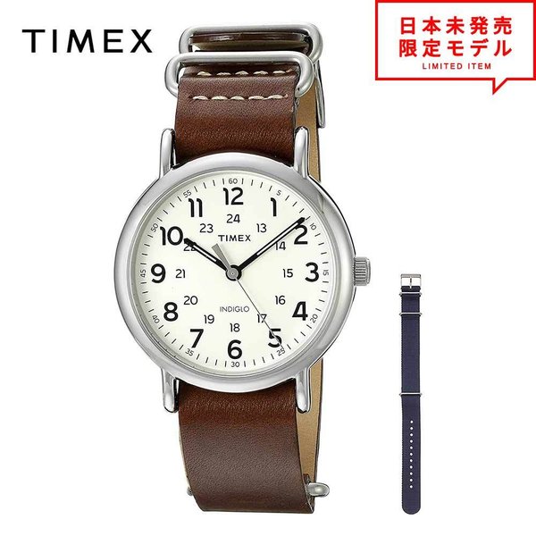 タイメックス 腕時計（メンズ） 即納 TIMEX タイメックス メンズ 腕時計 リストウォッチ TWG012500 ブラウン / ブルー 海外限定 時計 日本未発売 当店1年保証