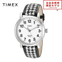 即納 TIMEX タイメックス メンズ 腕時計 リストウォッチ TW2P98800 ブラック/千鳥格子柄 海外限定 時計 日本未発売 当店1年保証