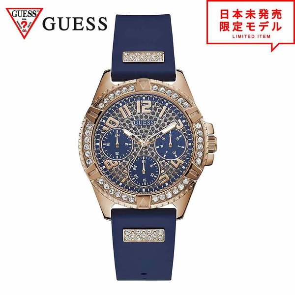 最安値挑戦中!即納 GUESS ゲス レディース 腕時計 リストウォッチ W1160L3/ブルー 海外限定 時計 日本未発売 当店1年保証