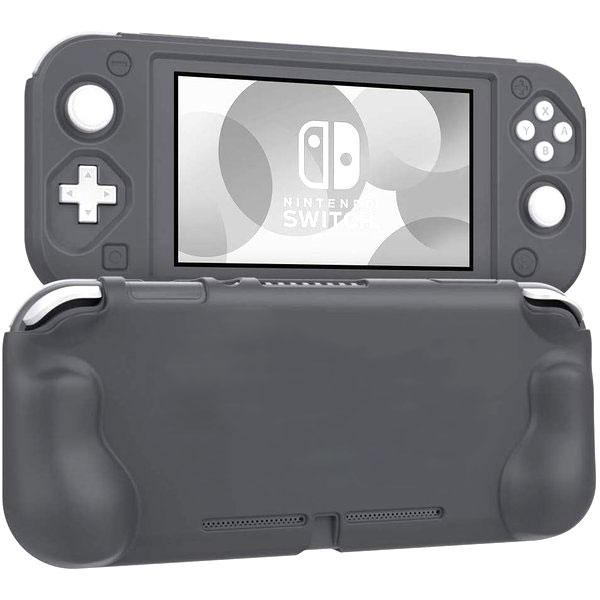 即納 ニンテンドー スイッチライト ケース Nintendo Switch Lite カスタム グレー 衝撃吸収 保護カバー シリコン ソフトケース あつ森 ポ...