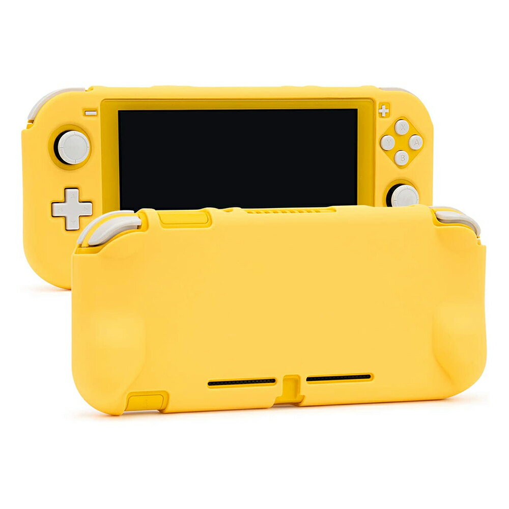 即納 ニンテンドー スイッチライト ケース Nintendo Switch Lite カスタム イエロー 衝撃吸収 保護カバー シリコン ソフトケース あつ森 ポイント消化