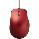 即納 有線 マウス ELECOM エレコム Mサイズ / 3ボタン / M-BL27UBXRD|レッド パソコン PC / ノートパソコン / ノートブック