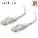 LANケーブル イーサネットケーブル ネットワークケーブル ホワイト 35Ft/10.5m CAT6/カテゴリー6 高速 有線 Ethernet ケーブル 日本...