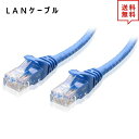 LANケーブル イーサネットケーブル ネットワークケーブル ブルー 20Ft/6m CAT6/カテゴリー6 フラットタイプ 高速 有線 Ethernet ケーブ...