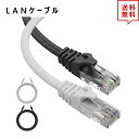 LANケーブル イーサネットケーブル ネットワークケーブル 2Pack 20ft/6m CAT6/カテゴリー6 フラットタイプ 高速 有線 Ethernet ケ...