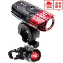 即納 自転車 ロードバイク LEDライト LEDヘッドライト レッド テールライト付 USB充電 LED 高輝度 USB充電式 IP65防水