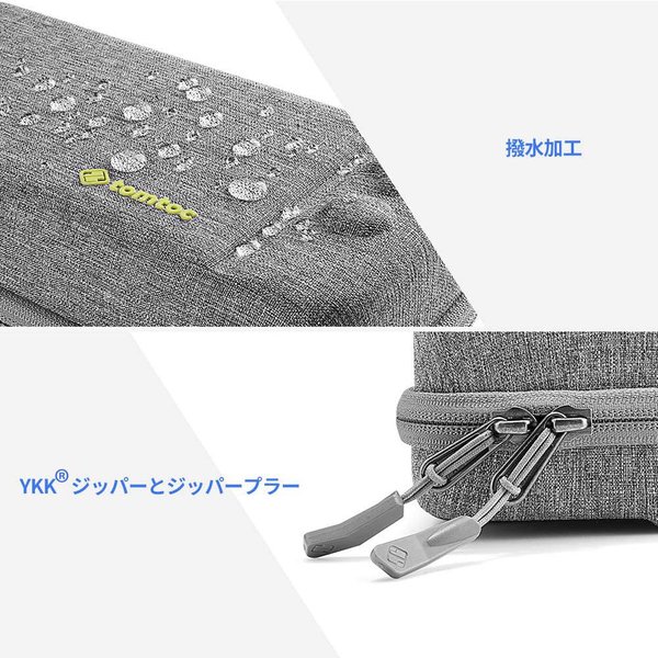 任天堂 Nintendo Switch スイッチ キャリングケース 収納ケース グレー 大容量 アクセサリーポーチ ケース 衝撃吸収 あつ森