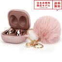 Galaxy Buds Pro/Buds Live 対応 ケース グリッターローズ ファーボールチェーン付 ギャラクシー バッズ ワイヤレスイヤホン 収納 カバ...