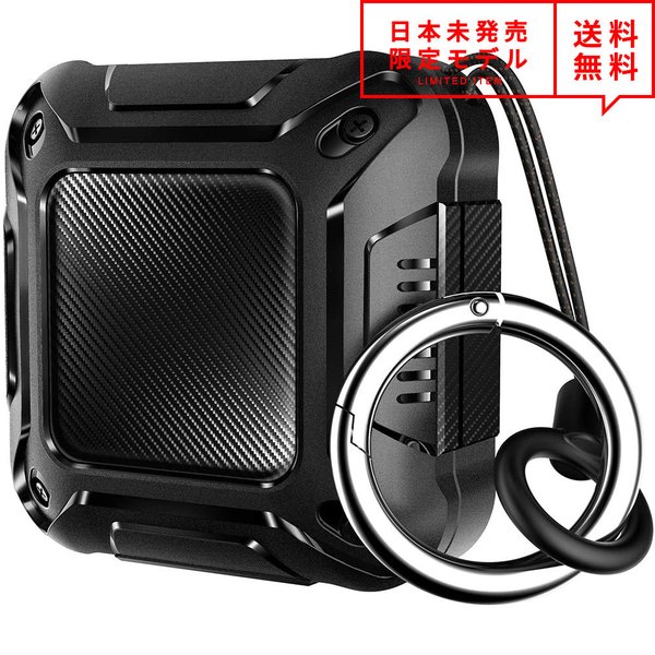 Galaxy Buds Pro/Buds Live 対応 ケース ブラック カラビナ付 ギャラクシー バッズ 収納 カバー 防水 衝撃吸収 日本未発売