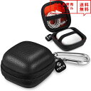 Galaxy Buds Pro/Buds Live/AirPods 対応 ケース キャリングケース マーブルブラック EVA素材 ギャラクシー バッズ ワイヤレ...