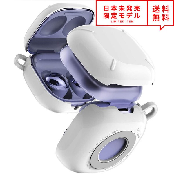 Galaxy Buds Pro/Buds Live 対応 ケース カバー グロッシーホワイト ポリカーボネート ギャラクシー バッズ ワイヤレスイヤホン 収納 ...