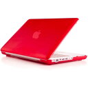 mCover iPearl シリーズ MacBook(13インチ / A1342 ホワイトボディ)対応 ノートパソコン ハード シェル ケース |レッド