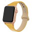 即納 OXA オクサ Apple Watch ベルト 7/6/5/4/3/2/1/SE 38/40/41mm 対応 本革 レザーベルト イエロー 交換ベルト レディース バンド