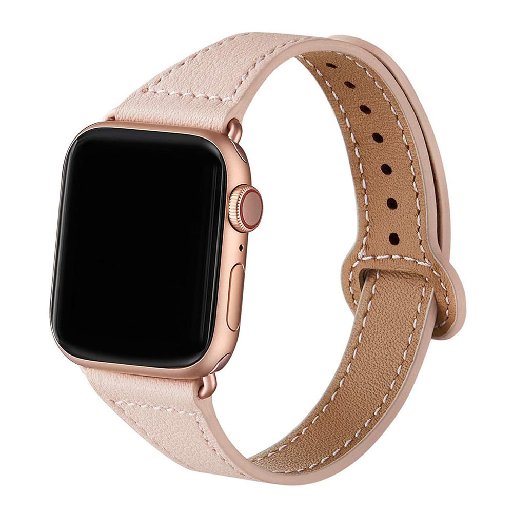 即納 OXA オクサ Apple Watch ベルト 8/7/6/5/4/3/2/1/SE/Ultra 38/40/41mm 対応 アップルウォッチ 革バンド 本革 レザーベルト/ローズゴールド 交換ベルト レディース バンド
