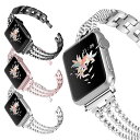 iLish アイリッシュ Apple Watch ステンレススチール バングル ラインストーン ベルト|38/40mm対応 アップルウォッチ SE/6/5/4/...